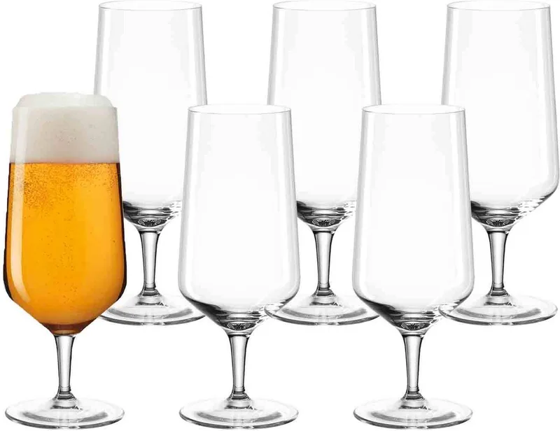PUCCINI Bierglas 410ml - set/6 de Leonardo en Transparent – photo produit 1 sur 5