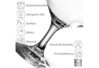 PUCCINI Bierglas 410ml - set/6 de Leonardo en Transparent – photo produit 4 sur 5