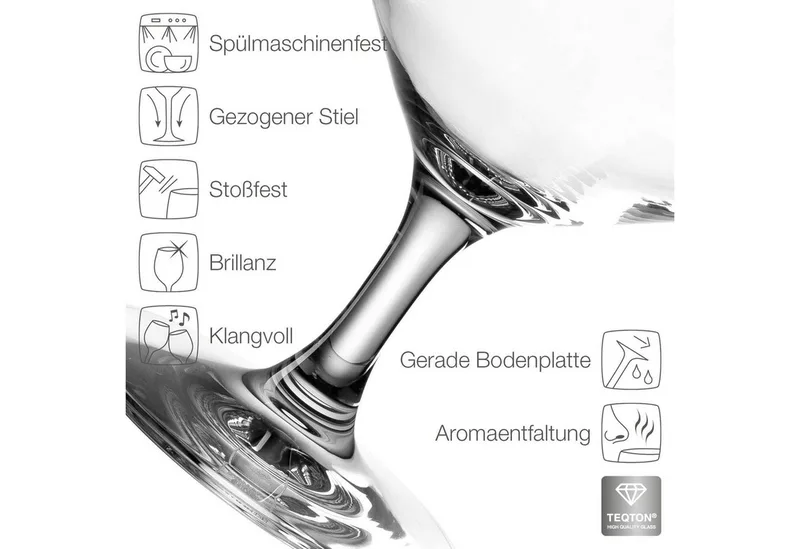 PUCCINI Bierglas 410ml - set/6 de Leonardo en Transparent – photo produit 4 sur 5