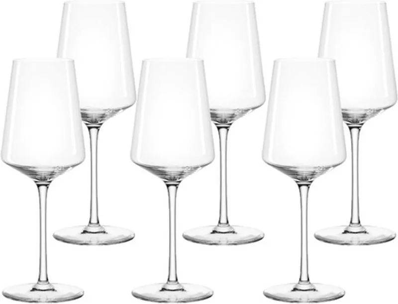 PUCCINI Witte wijnglazen 400 ml - set/6 by Leonardo in Transparent – product photo 1 of 5