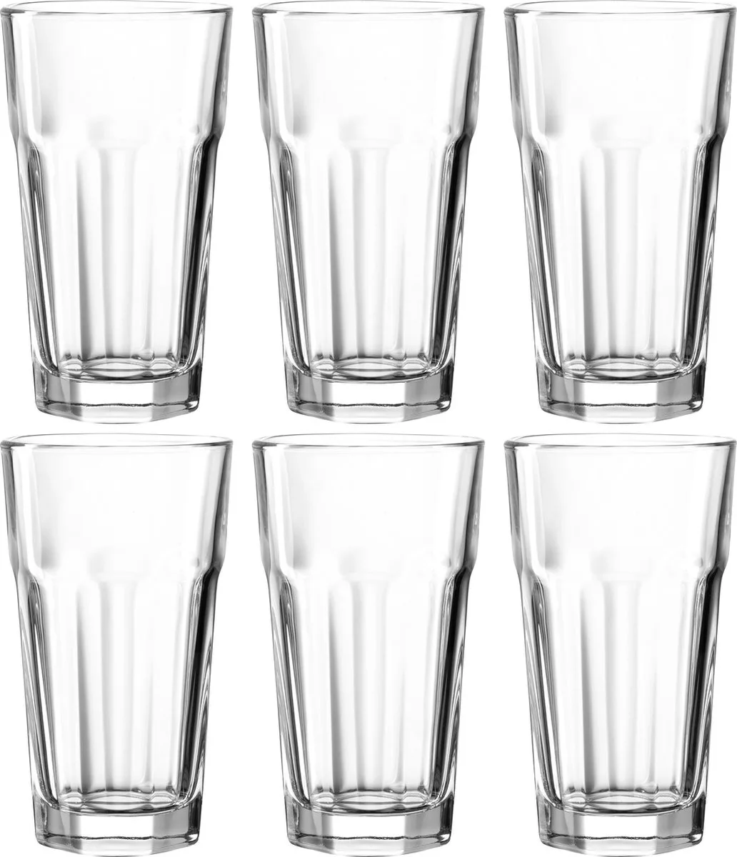 ROCK Drinkglas 340ml - set/6 fra Leonardo i Gennemsigtig – produktbillede