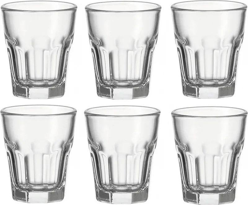 ROCK Shotglas 50ml - set/6 van Leonardo in Transparant – productfoto