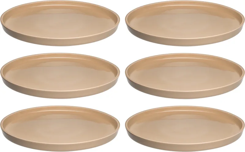 Roma bord 22cm abrikoos - set/6 by Leonardo in Pink – product photo