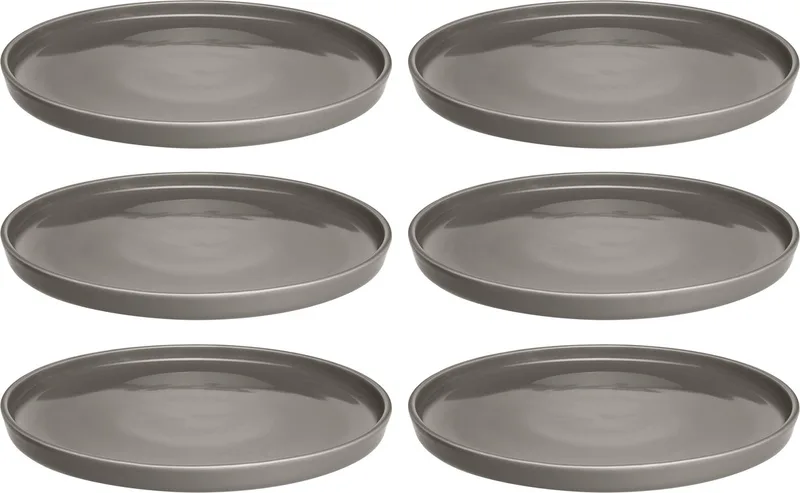 Roma bord 22cm - set/6 by Leonardo in Taupe – product photo