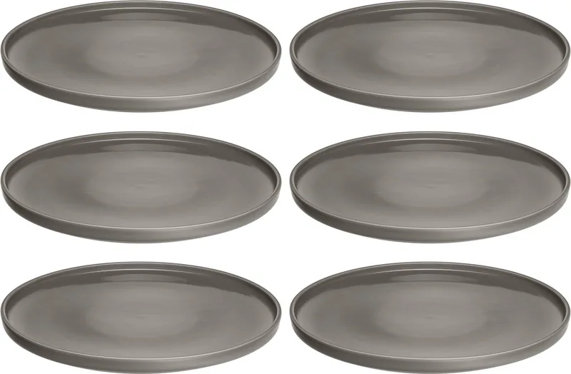Roma bord 27cm - set/6 van Leonardo in Taupe – productfoto