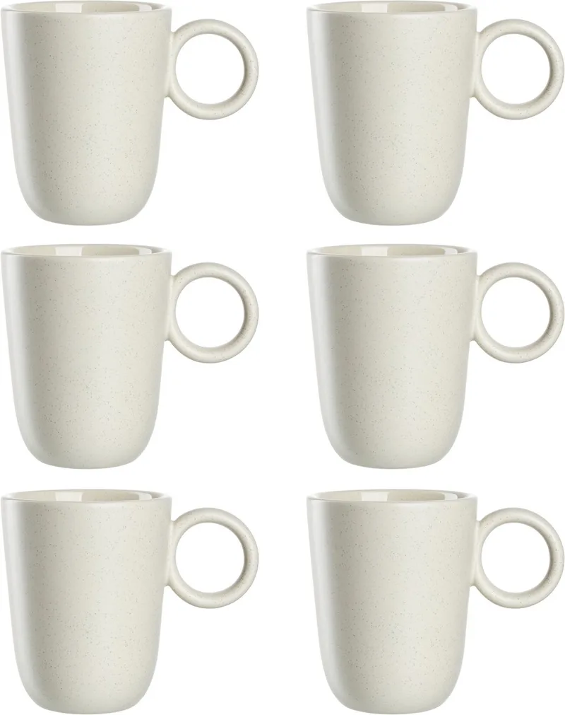 ROMA mok 400ml - set/6 van Leonardo in Crème – productfoto