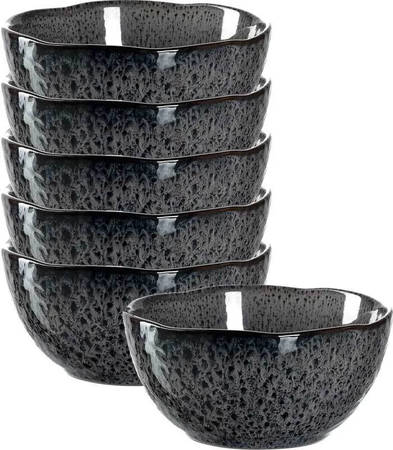 Schalen Matera ø 12.0 cm Set van 6 by Leonardo in Grey – product photo