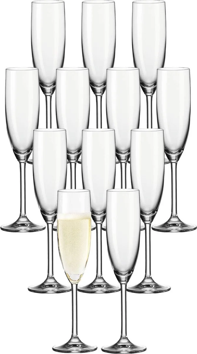 Sektglas Daily 200 ml Set van 12 de Leonardo en Transparent – photo produit
