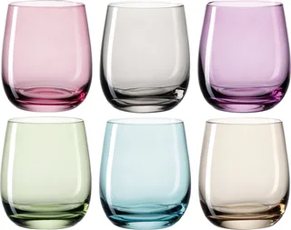 SORA drinkglas assorti 250 ml - set/6 by Leonardo in Multicolour – product photo 1 of 2