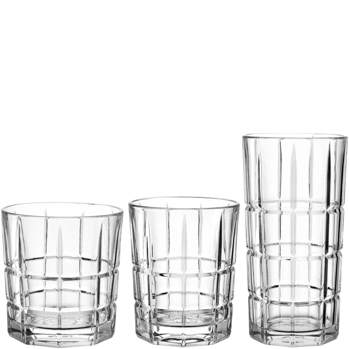 SPIRITII NOVA Barset- 18delig van Leonardo in Transparant – productfoto