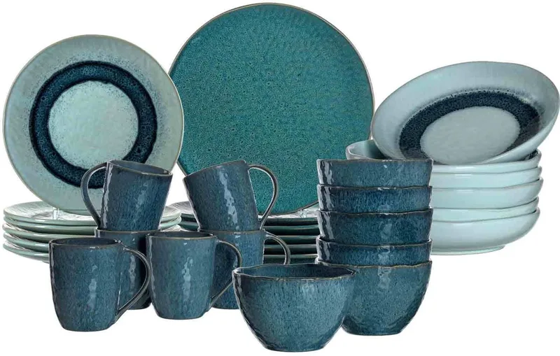 Tafelservice Matera Set van 30 van Leonardo in Blauw – productfoto