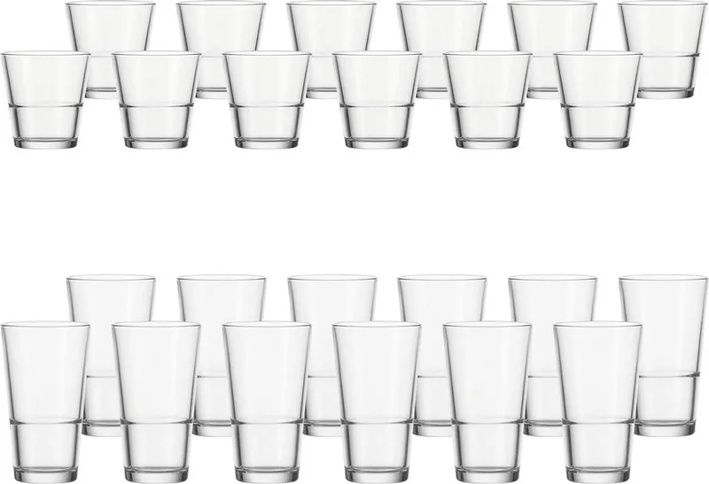 Trinkglas Set Event Set van 24 de Leonardo en Transparent – photo produit