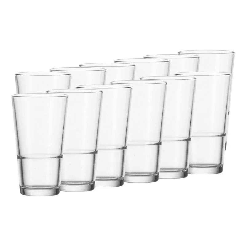 Trinkgläser Event 240 ml Set van 12 von Leonardo in Transparent – Produktfoto