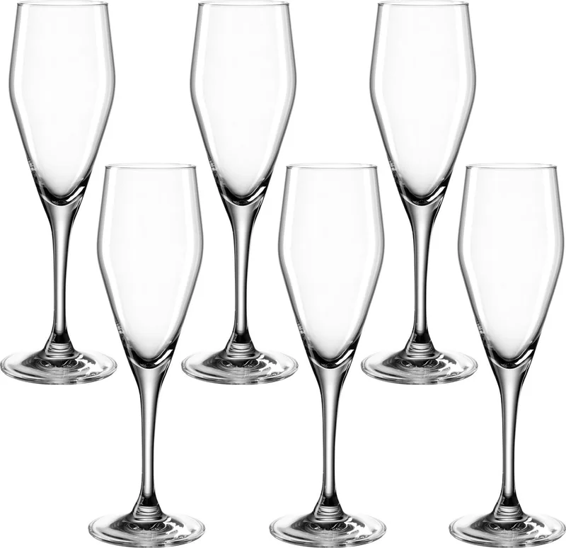 TWENTY4 Champagneglas 220ml - set /6 by Leonardo in Transparent – product photo