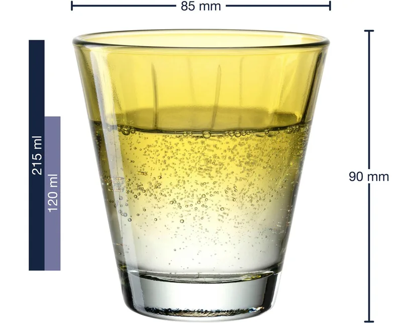 TWIST drinkglas 215ml - SET/4 by Leonardo in Assorti – product photo 2 of 2