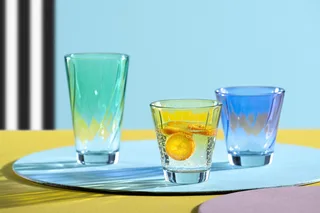 TWIST drinkglas 215ml - SET/4 by Leonardo in Blue – product photo 2 of 4