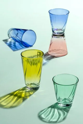 TWIST drinkglas 215ml - SET/4 von Leonardo in Grün – Produktfoto 2 von 4