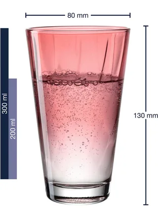 TWIST Drinkglas 300ml - SET/4 från Leonardo i Assorti – produktbild 4 av 4