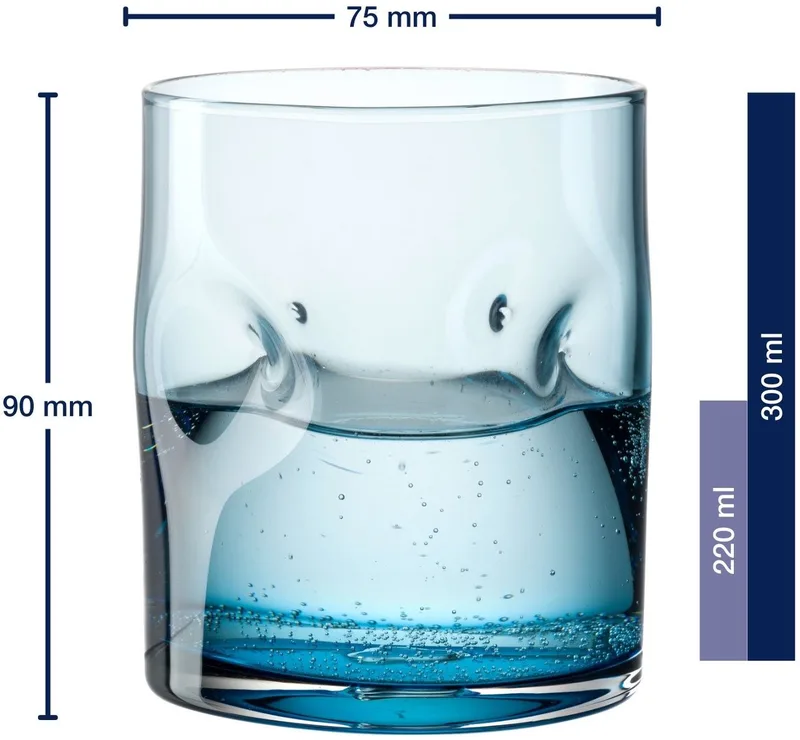VESUVIO Drinkglas 300ml - set/4 by Leonardo in Assorti – product photo 4 of 4