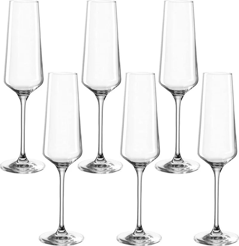 Wijnglazen set / wine glasses / royal style wine cups - Crystal Glass, High Quality - - Perfect for Home, Restaurants and Parties fra Leonardo – produktbillede