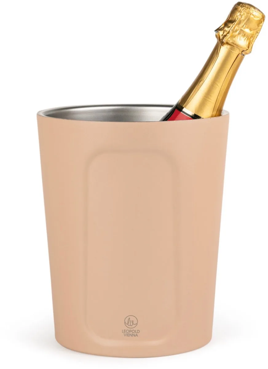 Champagnekoeler dubbelwandig Corvina van Leopold Vienna in Zand – productfoto
