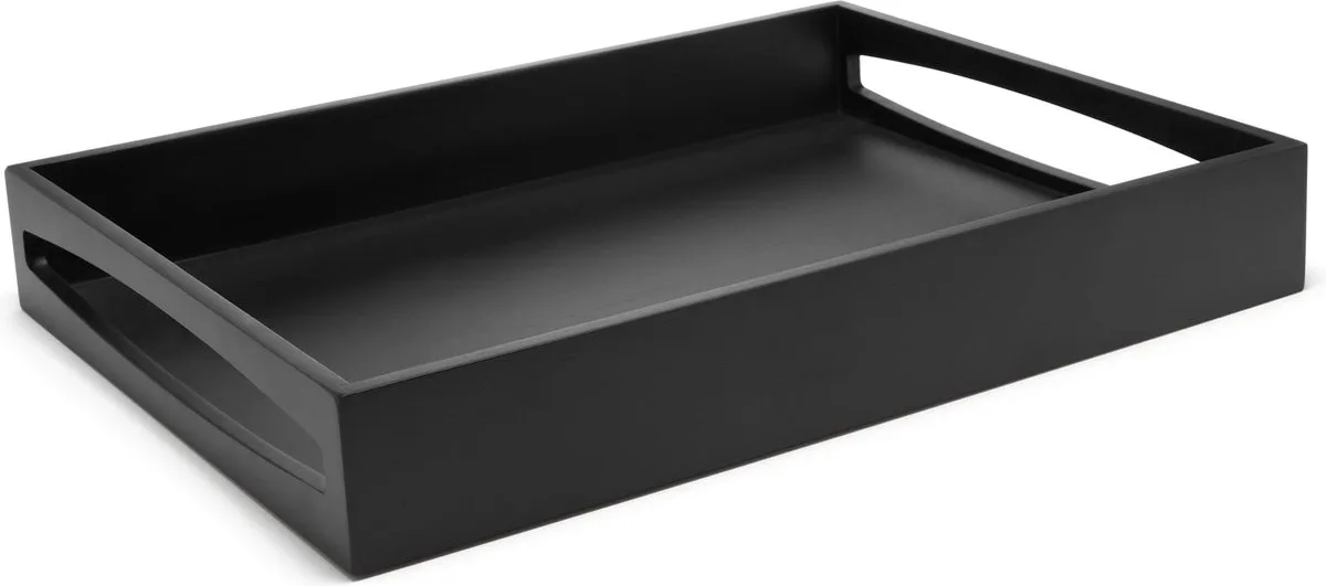 Dienblad rechthoek 40x30x6cm MDF från Leopold Vienna i Svart – produktbild