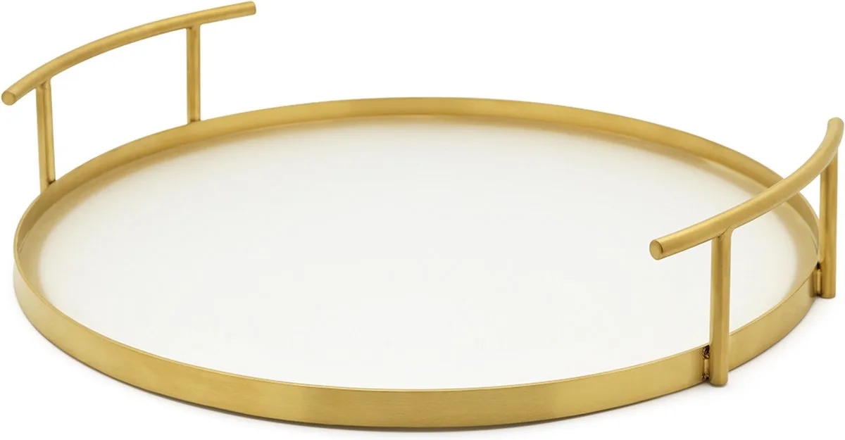 Dienblad rond Arinto van Leopold Vienna in Goud – productfoto