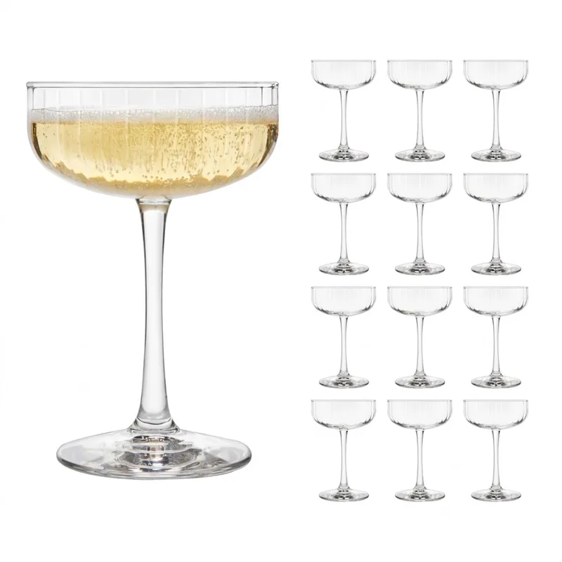 Drinkglas - Cocktailglazen - Martiniglazen - Vaatwasserbestendig - 251ml (12 stuks) by Libbey in Transparent – product photo