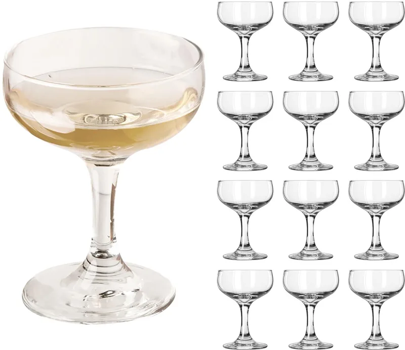 Embassy Cocktailglazen - Coupe Set - Glas - Vaatwasserbestendig - 163 ml - 12 Stuks by Libbey in Transparent – product photo