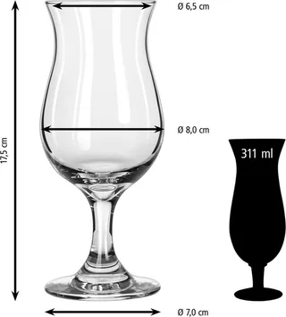 Embassy Cocktailglazen - Geperst Glas - Safedge Rand En Bodem - 311 ml - 12 stuks von Libbey in Transparent – Produktfoto 4 von 4