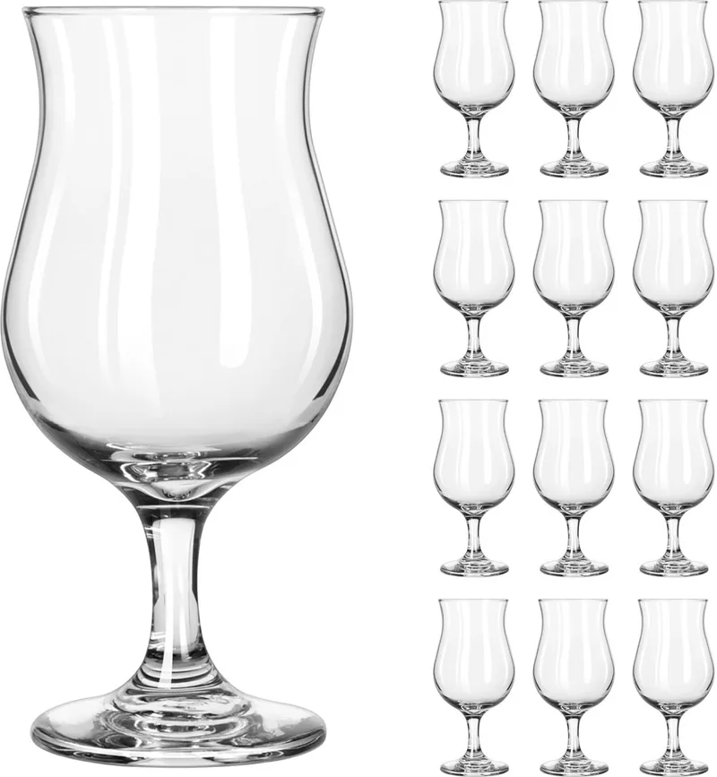 Embassy Martini Cocktailglazen - Glas - Vaatwasserbestendig - 392 ml - 12 Stuks de Libbey en Transparent – photo produit