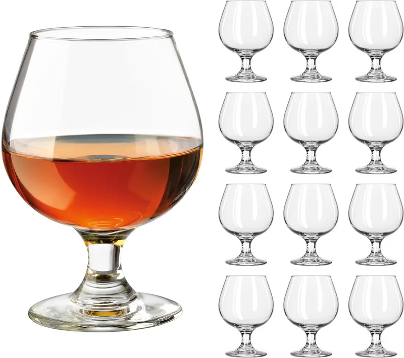 Embassy Whiskyglazen - Cognacglazen Set - Glas - 340 ml - 12 Stuks by Libbey in Transparent – product photo