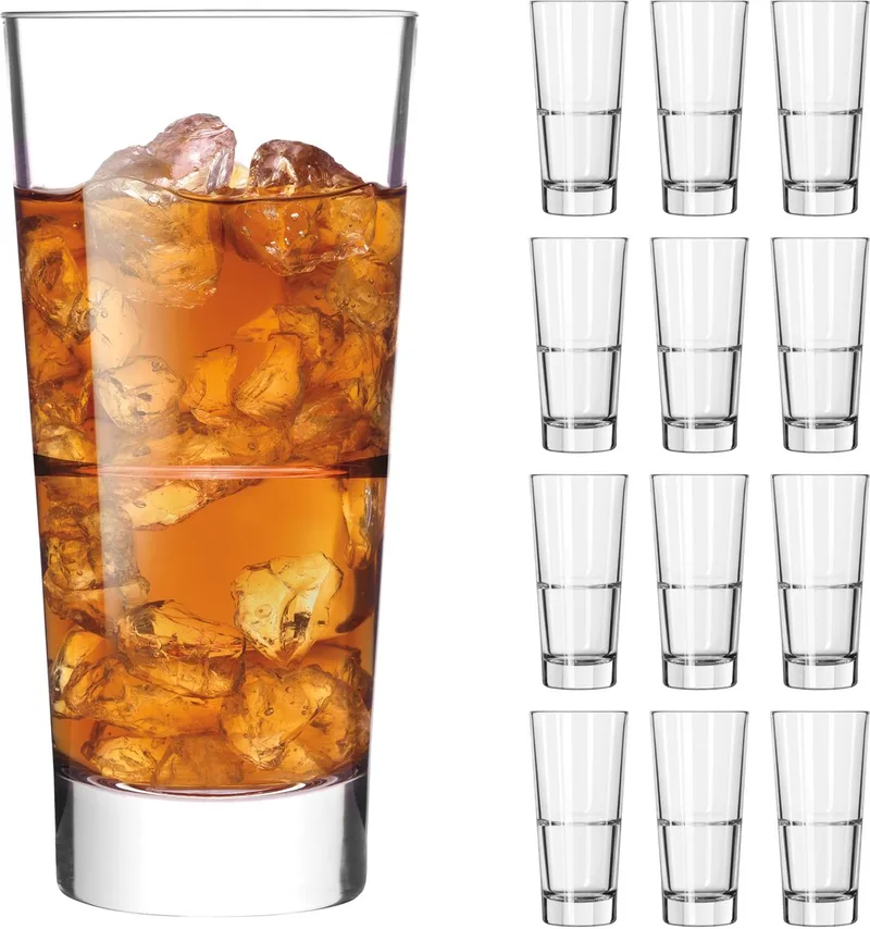Endeavor Drinkglazen - Stapelbare Waterglazen - Glas - 355 ml - 12 Stuks by Libbey in Transparent – product photo