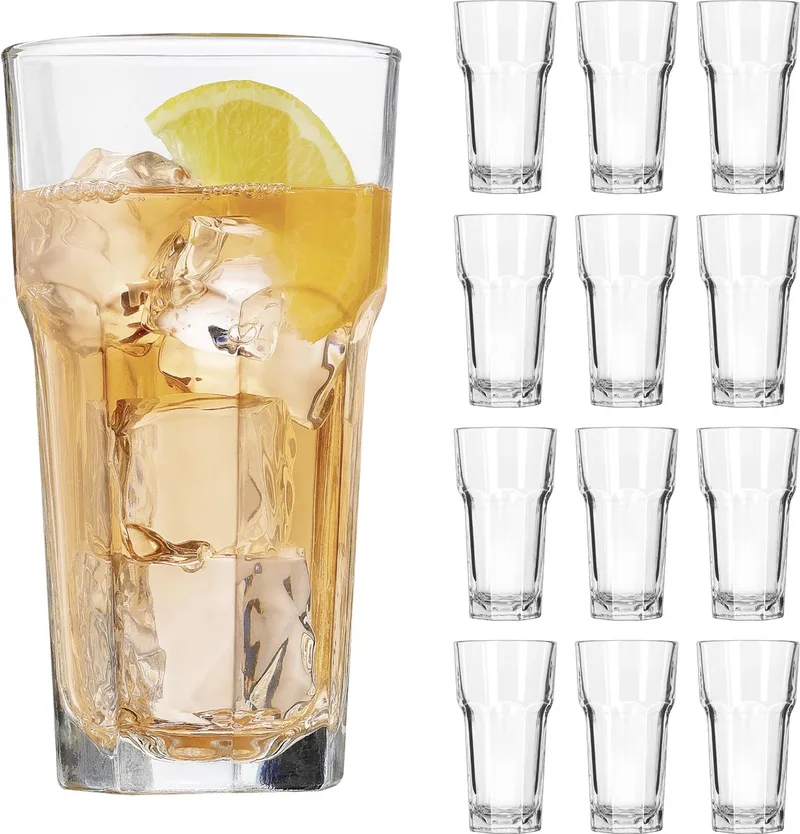 Gibraltar Tumblerglazen - Waterglazen Set - Ster Motief - 355 ml - 12 Stuks de Libbey en Transparent – photo produit