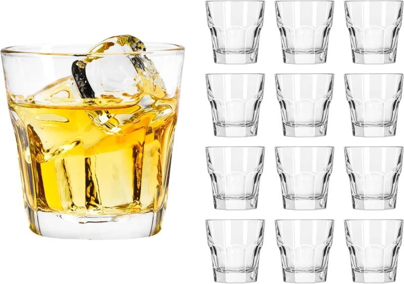 Gibraltar Whiskyglazen - Rocks Set - Geperst Glas - 207 ml - 12 Stuks by Libbey in Transparent – product photo 1 of 5