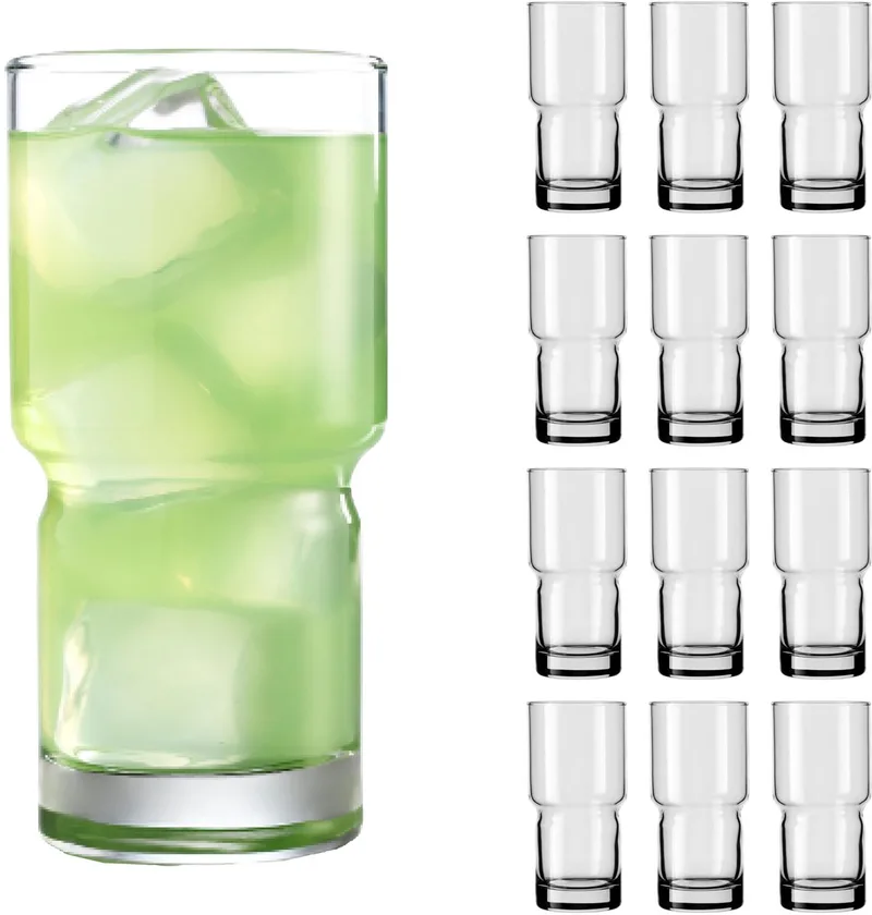 Newton Drinkglazen - Stapelbare Waterglazen - Glas - 355 ml - 12 Stuks by Libbey in Transparent – product photo