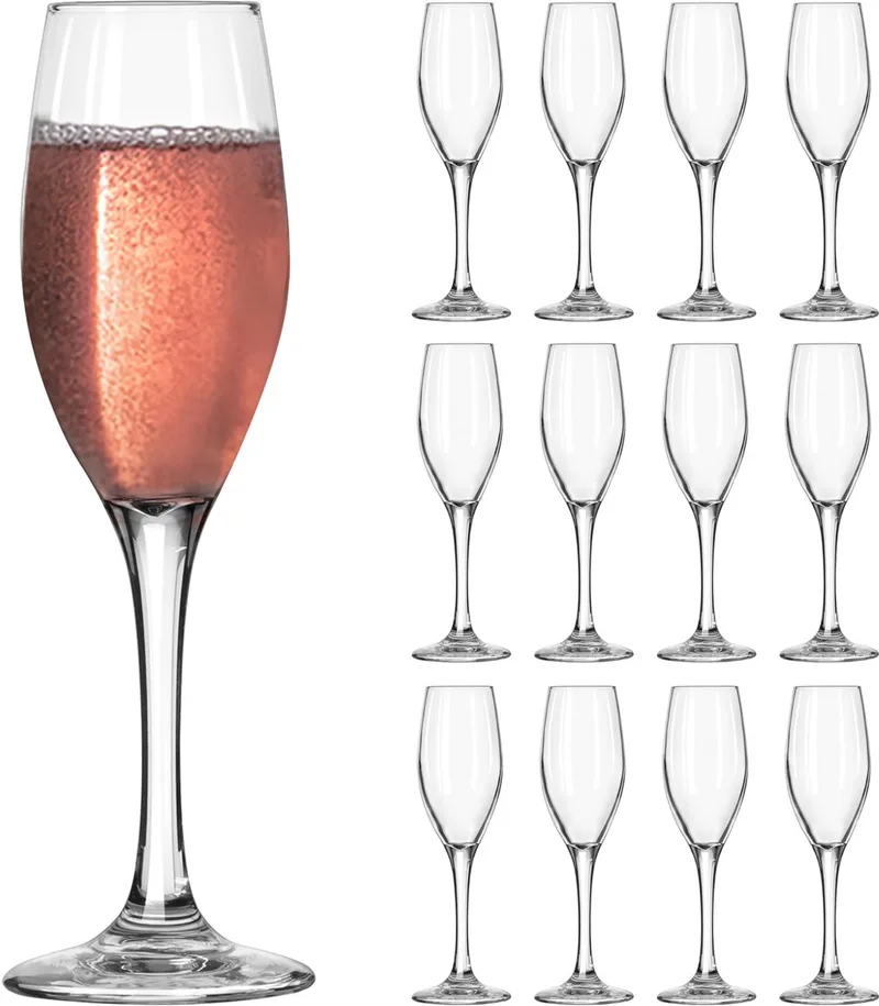 Perception Champagneglazen - Sektglazen Set - Vaatwasserbestendig - 170 ml - 12 stuks von Libbey in Transparent – Produktfoto