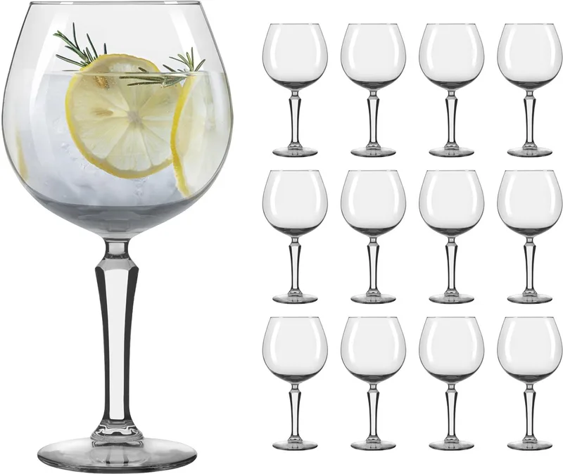 Speakeasy Ballon Drinkglazen - Cocktailglazen Set - 576 ml - 12 Stuks de Libbey en Transparent – photo produit