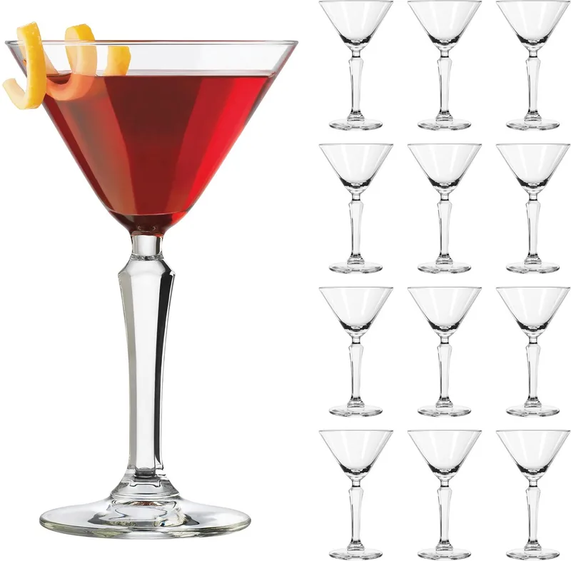 Speakeasy Martini Glazen - Cocktailglazen Set - 147 ml - 12 Stuks by Libbey in Transparent – product photo