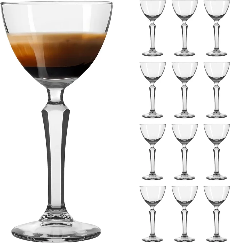 Speakeasy Nick And Nora Cocktailglazen - Vaatwasserbestendig - 141 ml - 12 Stuks by Libbey in Transparent – product photo