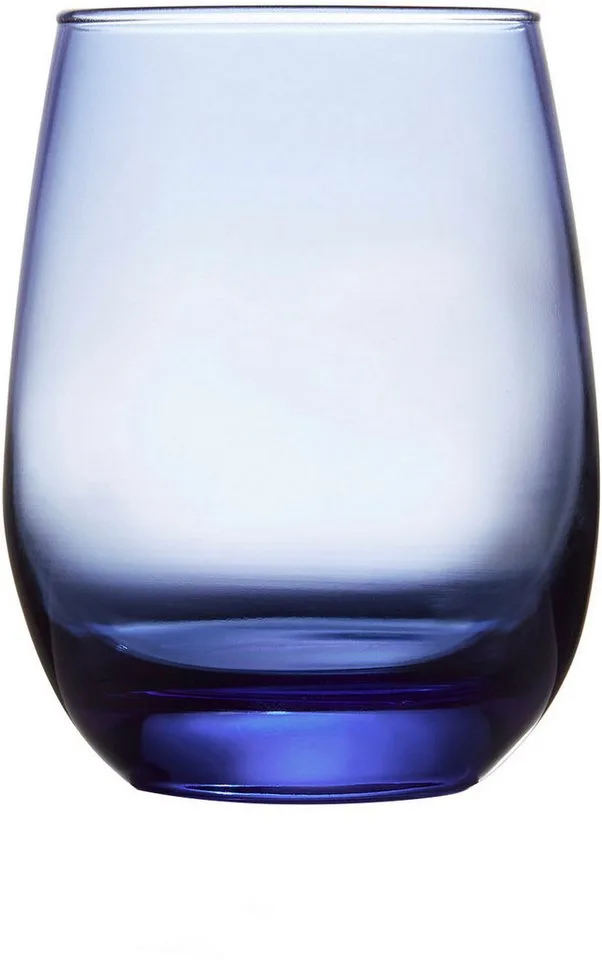 Stamloze Wijnglazen - Wijnglazen Set - Geperst Glas - Vaatwasserbestendig - 451 ml - 12 stuks von Libbey in Blau – Produktfoto 4 von 4