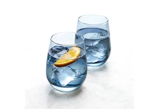 Stamloze Wijnglazen - Wijnglazen Set - Geperst Glas - Vaatwasserbestendig - 451 ml - 12 stuks von Libbey in Blau – Produktfoto 2 von 4