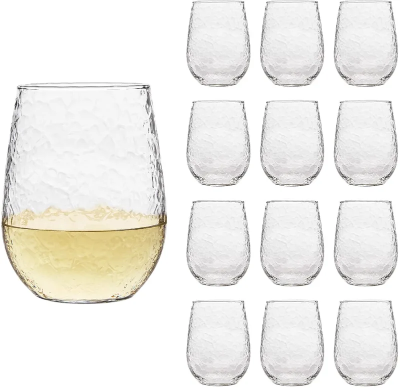 Stamloze Wijnglazen - Wijnglazen Set - Helder Glas - Vaatwasserbestendig - 503 ml - 12 Stuks från Libbey i Transparent – produktbild 1 av 4