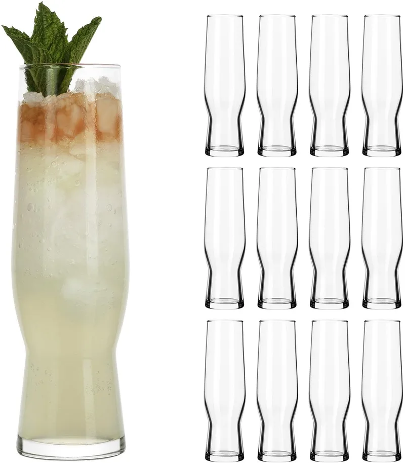 Symbio Champagneglazen - Sektglazen Set - Glas - Vaatwasserbestendig - 281 ml - 12 Stuks fra Libbey i Gennemsigtig – produktbillede