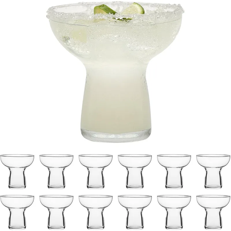 Symbio Margarita Glazen - Cocktailglazen Set - Ster Motief - Helder Geperst Glas - 303 ml - 12 Stuks by Libbey in Transparent – product photo