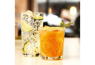 Waterglazen - Drinkglazen Set van 12 stuks - 355 ml - Hobstar Patroon - Cocktailglazen - Vaatwasserbestendig by Libbey in Transparent – product photo 2 of 4
