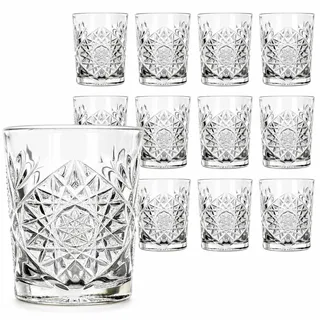 Waterglazen - Drinkglazen Set van 12 stuks - 355 ml - Hobstar Patroon - Cocktailglazen - Vaatwasserbestendig by Libbey in Transparent – product photo 1 of 4