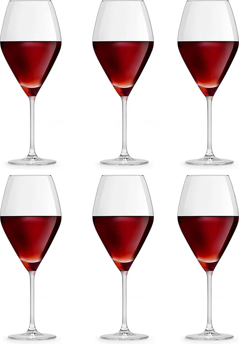 Wijnglazen set / wine glasses / royal style wine cups - Crystal Glass, High Quality - - Perfect for Home, Restaurants and Parties by Libbey – product photo