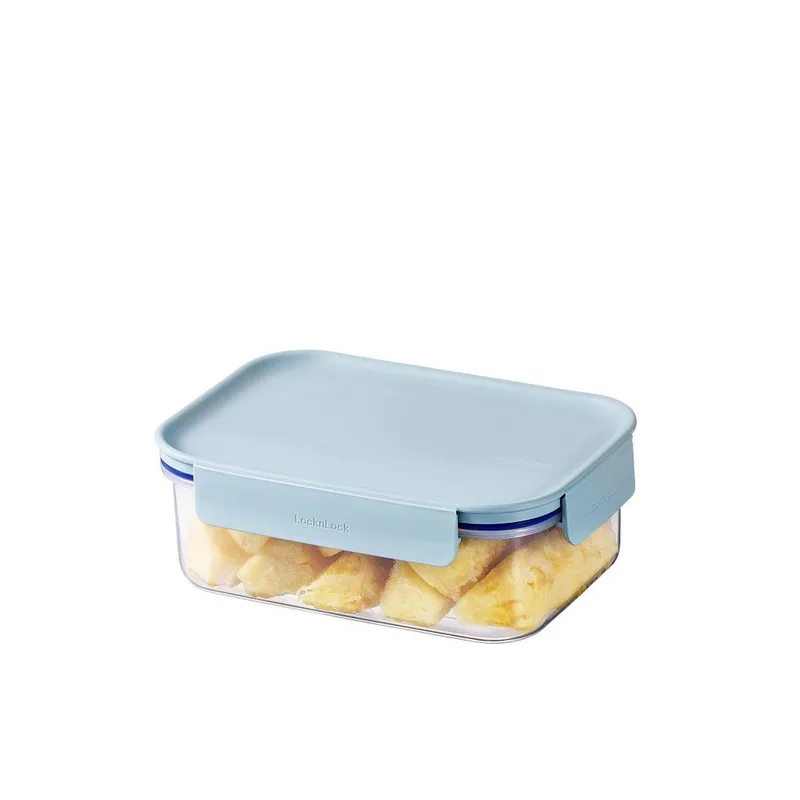 Boîte de conservation alimentaire rectangulaire PP Modular Plus 420 ml (Couvercle menthe) de Lock&Lock – photo produit