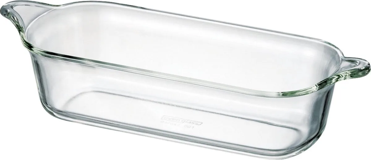 Ovenschaal - Cakevorm - Bakvorm - Borosilicaatglas - Rechthoekig - 1.3 Liter - 32 x 12 cm de Lock&Lock en Transparent – photo produit